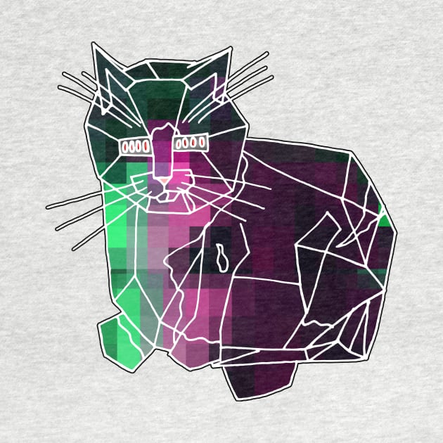 The Amazing Technicolor Robo Cat by MacSquiddles